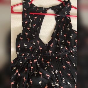 Black flamingo Roxy dress
